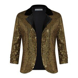 GRACE KARIN Sequin Blazer M NWT